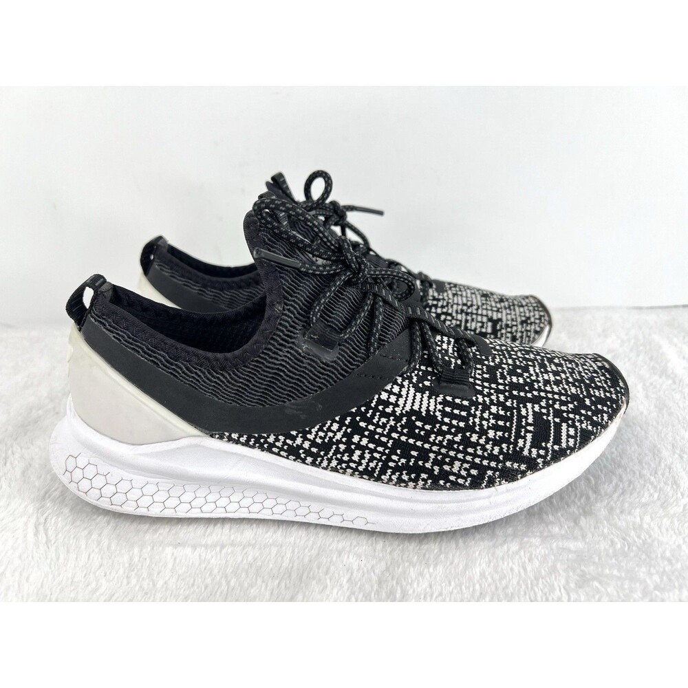NEW BALANCE Fresh Foam Lazr Black White Athletic Running Shoes Womens 7 B